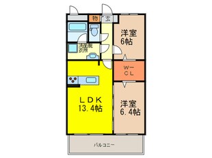 アルカンシェルの物件間取画像